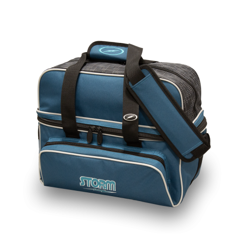 Tvåklotsväska Deluxe Blå/Svart