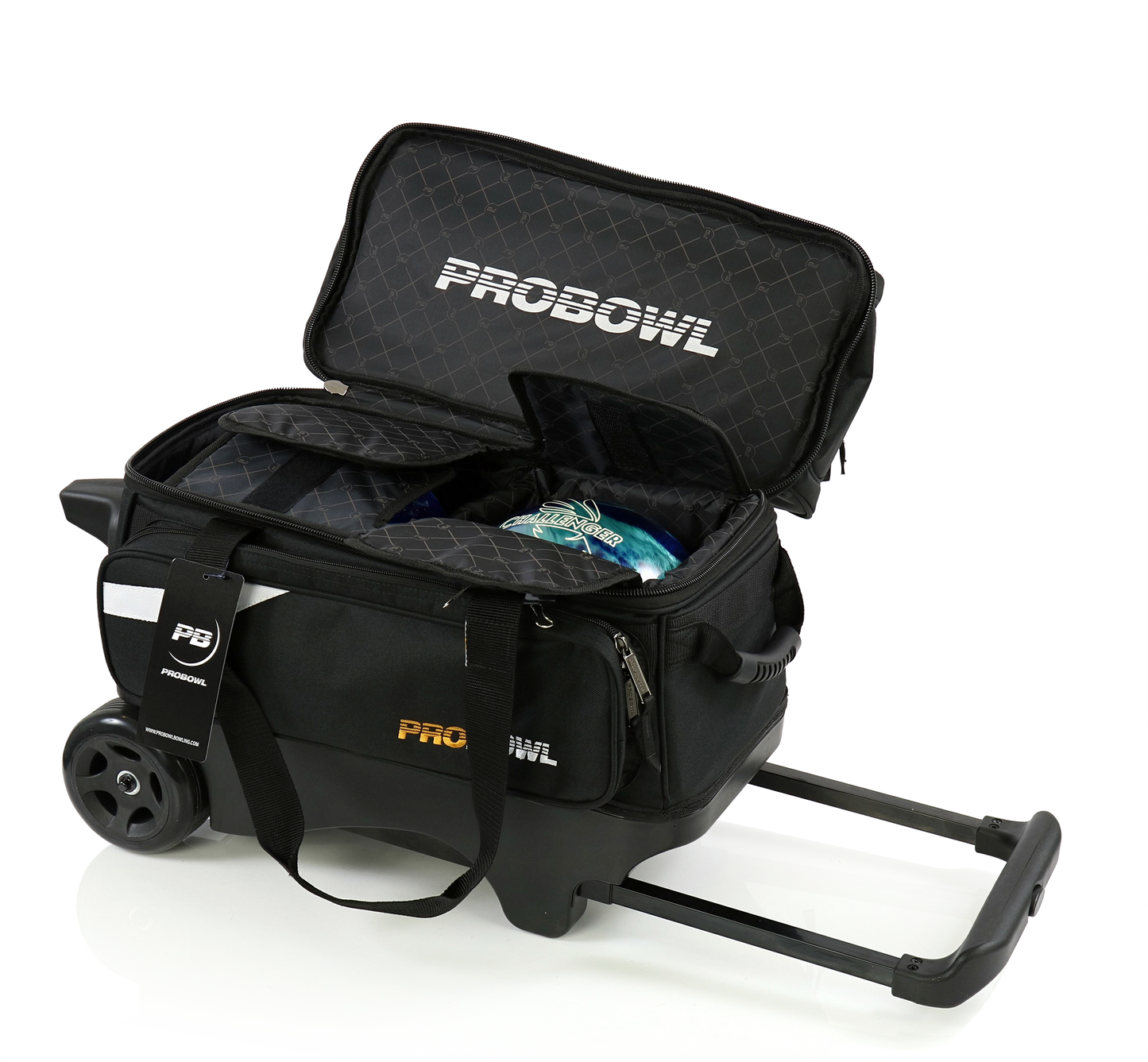 Basic - Tvåklotsväska Svart/Blå