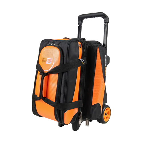 Deluxe - Tvåklotsväska Svart/Orange
